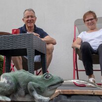 IMG_0148 29/07/2018 - Arrêt chez Joëlle et René à Reims. Super moment de partage avec de fort sympathiques voyageurs qui possèdent le même camping-car Mercedes 4x4 de...