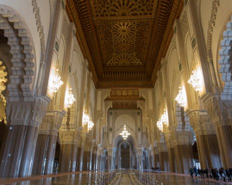 G37A3725 La salle des prières de la La mosquée Hassan-II peut accueillir 25 000 fidèles !